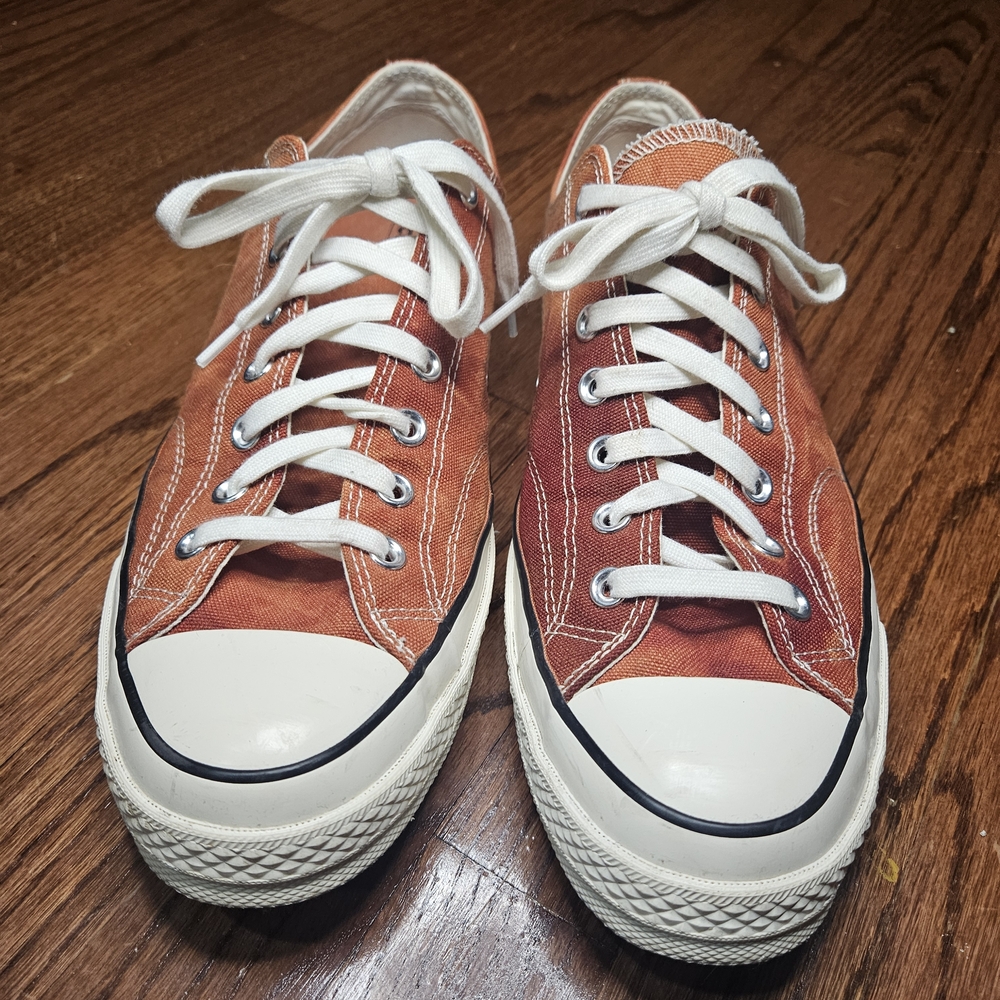 Converse Chuck 70 OX Sunny Daze Rustic Orange Mens Size 11 / Womens SIze 13